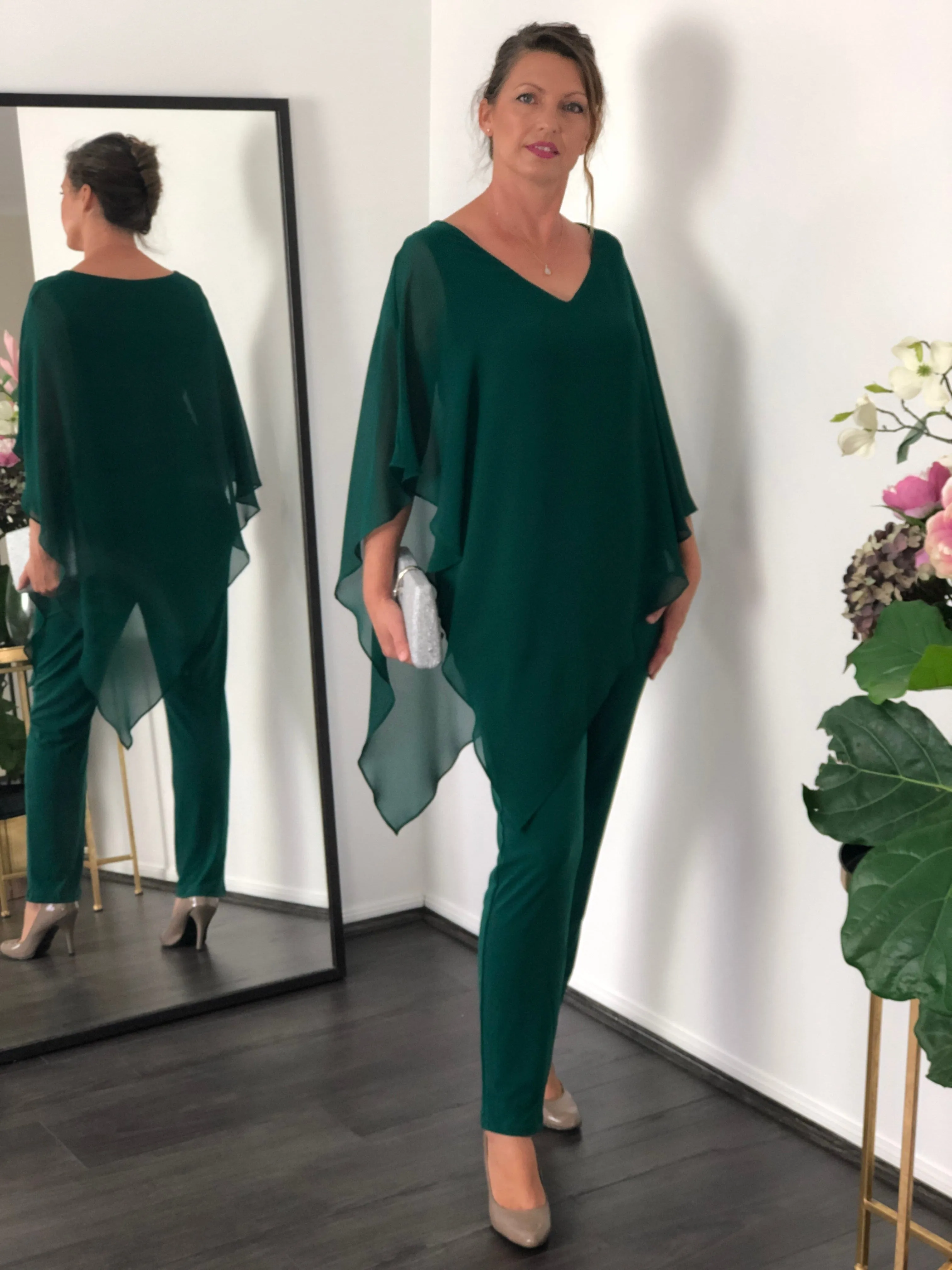 Nessa  Emerald Evening Top