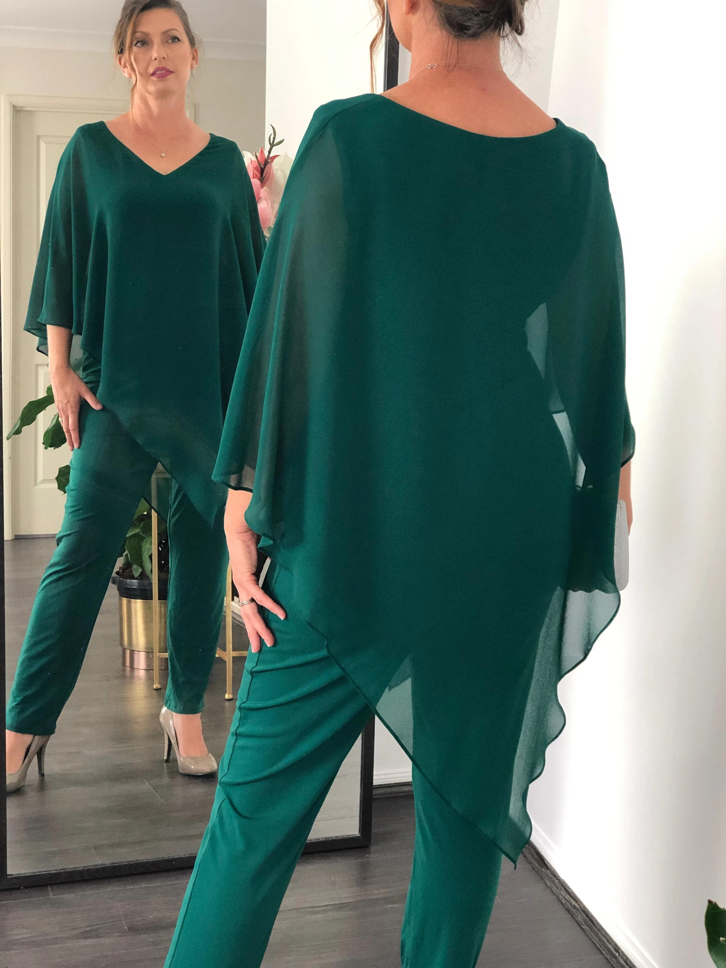 Nessa  Emerald Evening Top