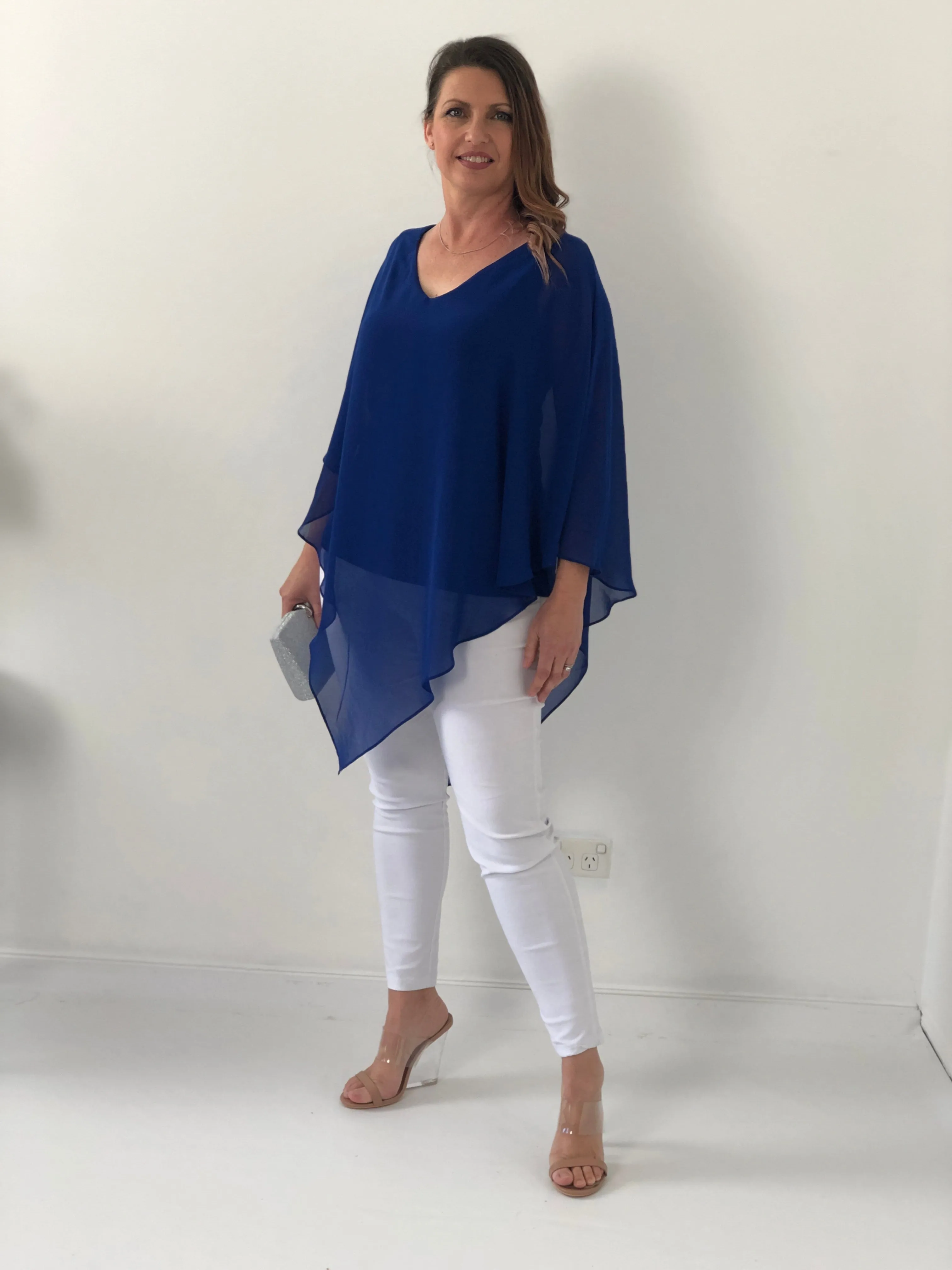 Nessa Royal Evening Top