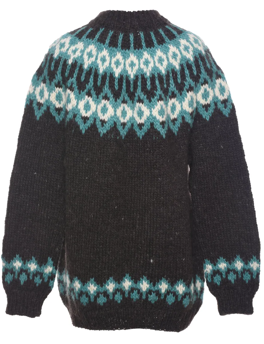 Nordic Dark Grey Jumper - L