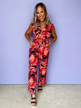 Nostalgic Vibes Printed Jumpsuit