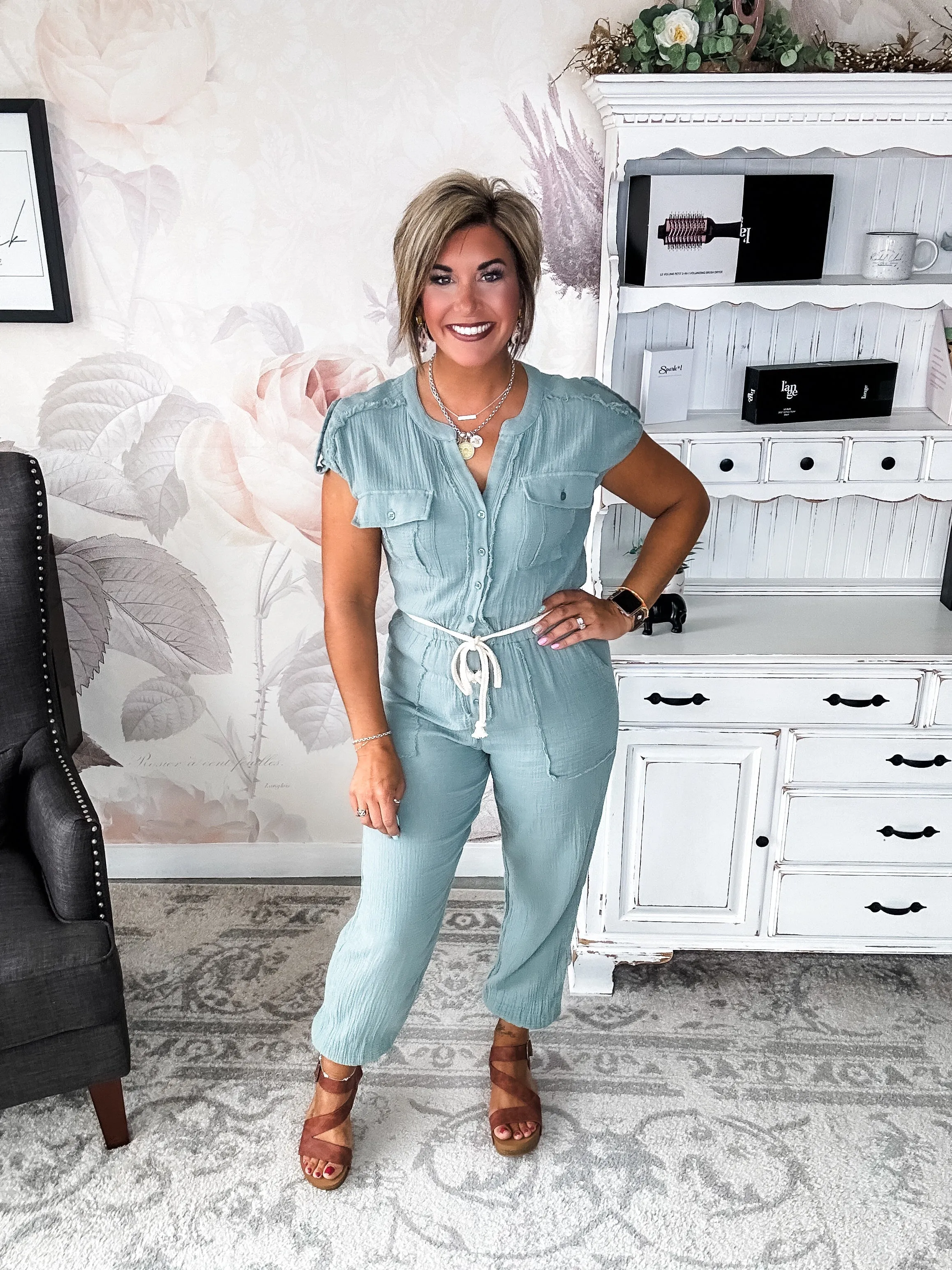 One More Time Utility Jumpsuit