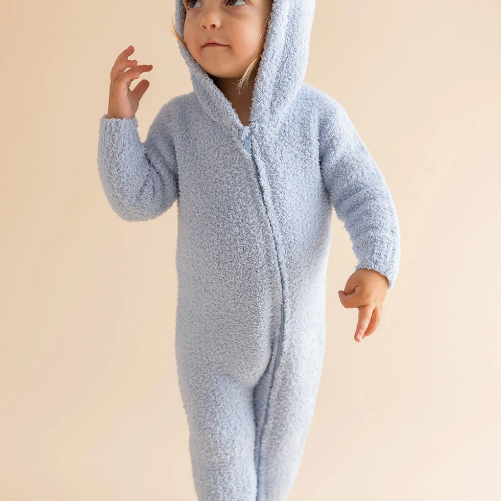 Periwinkle Cuddle Hooded Romper