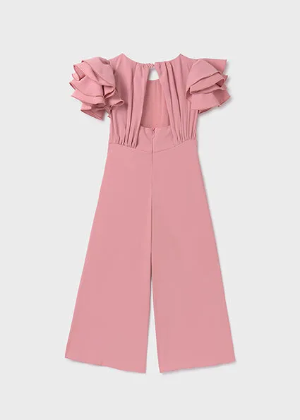 Pink jumpsuit for girl