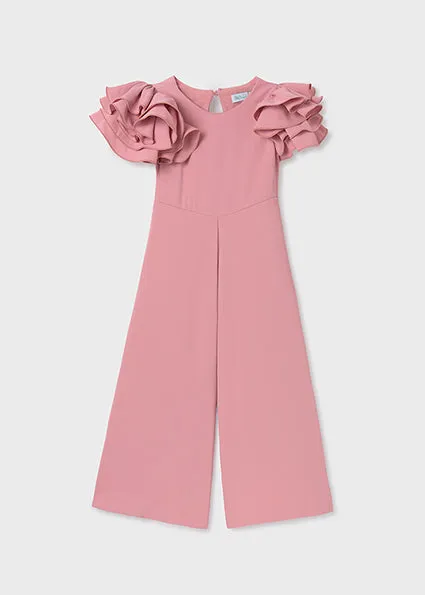 Pink jumpsuit for girl