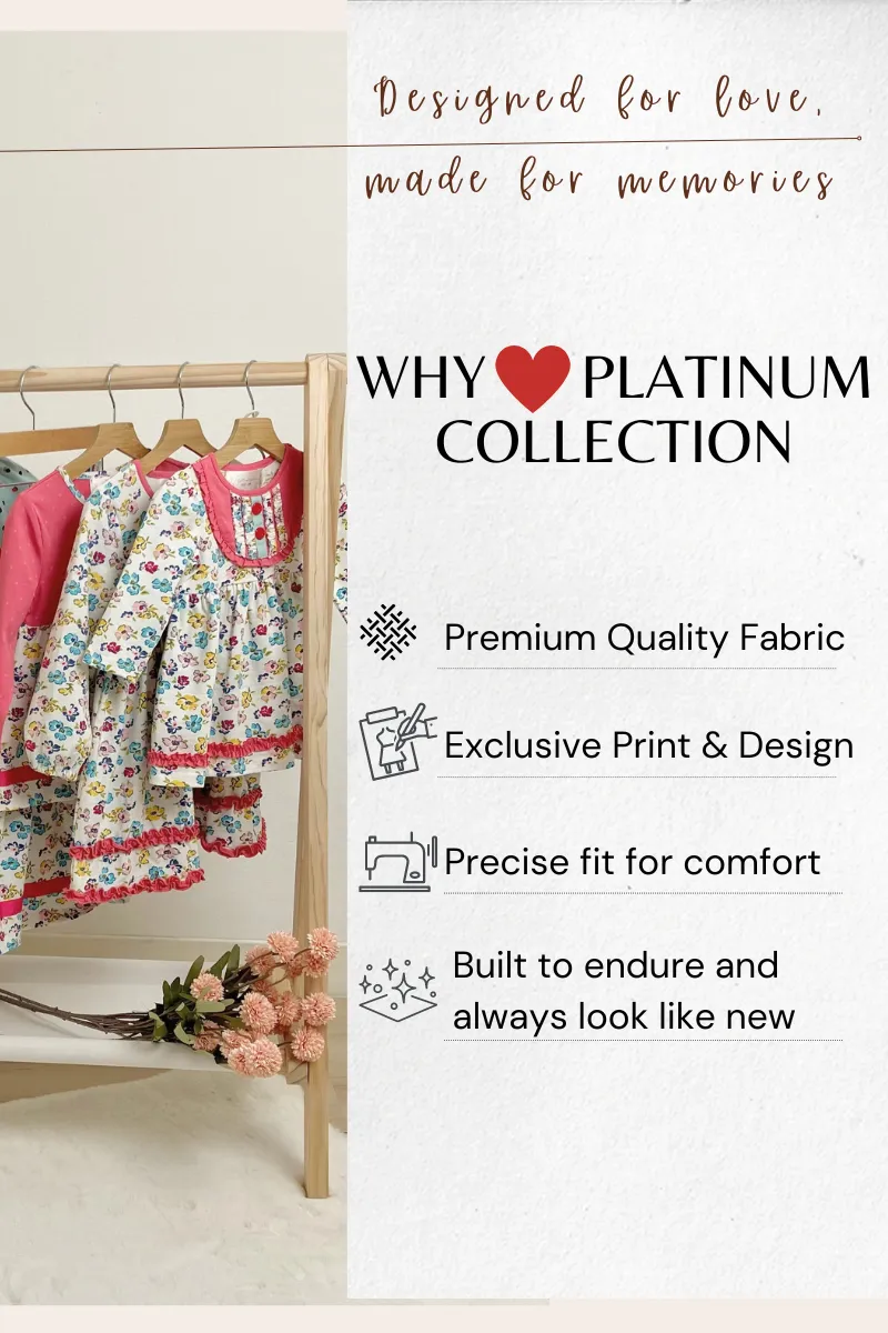 Platinum balcony print baby jumpsuit