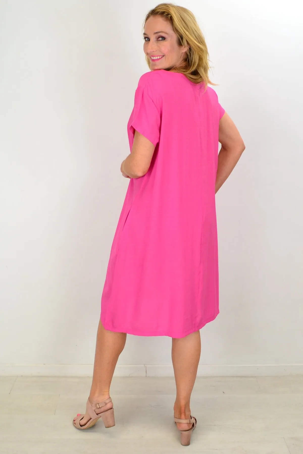 Pretty Pink Tunic Slip Dress