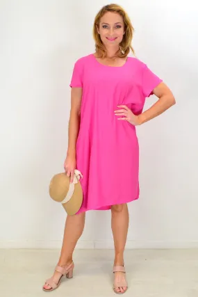 Pretty Pink Tunic Slip Dress