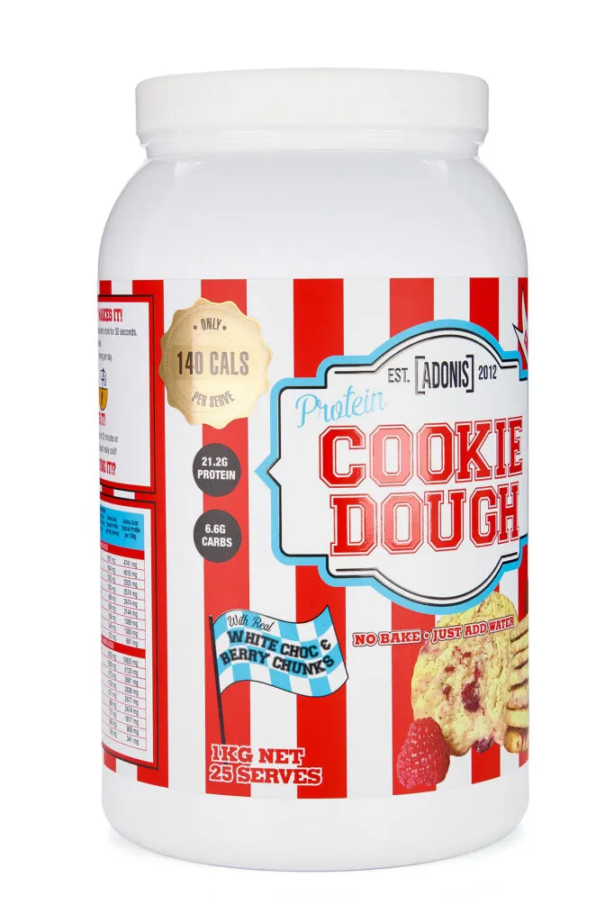 PROTEIN COOKIE DOUGH (Casein Protein) – White Choc Berry