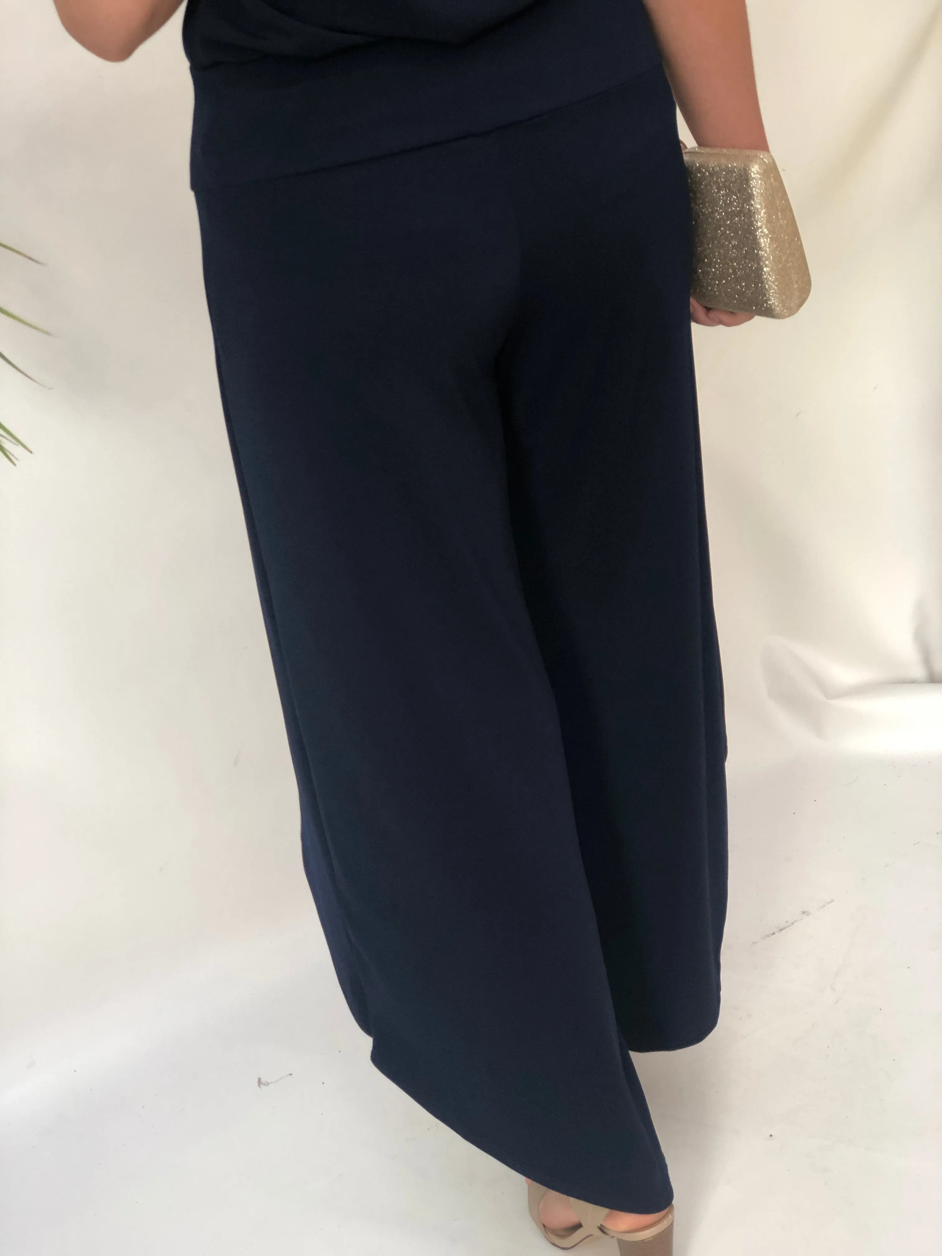 Pyrmont Navy Layered Pants