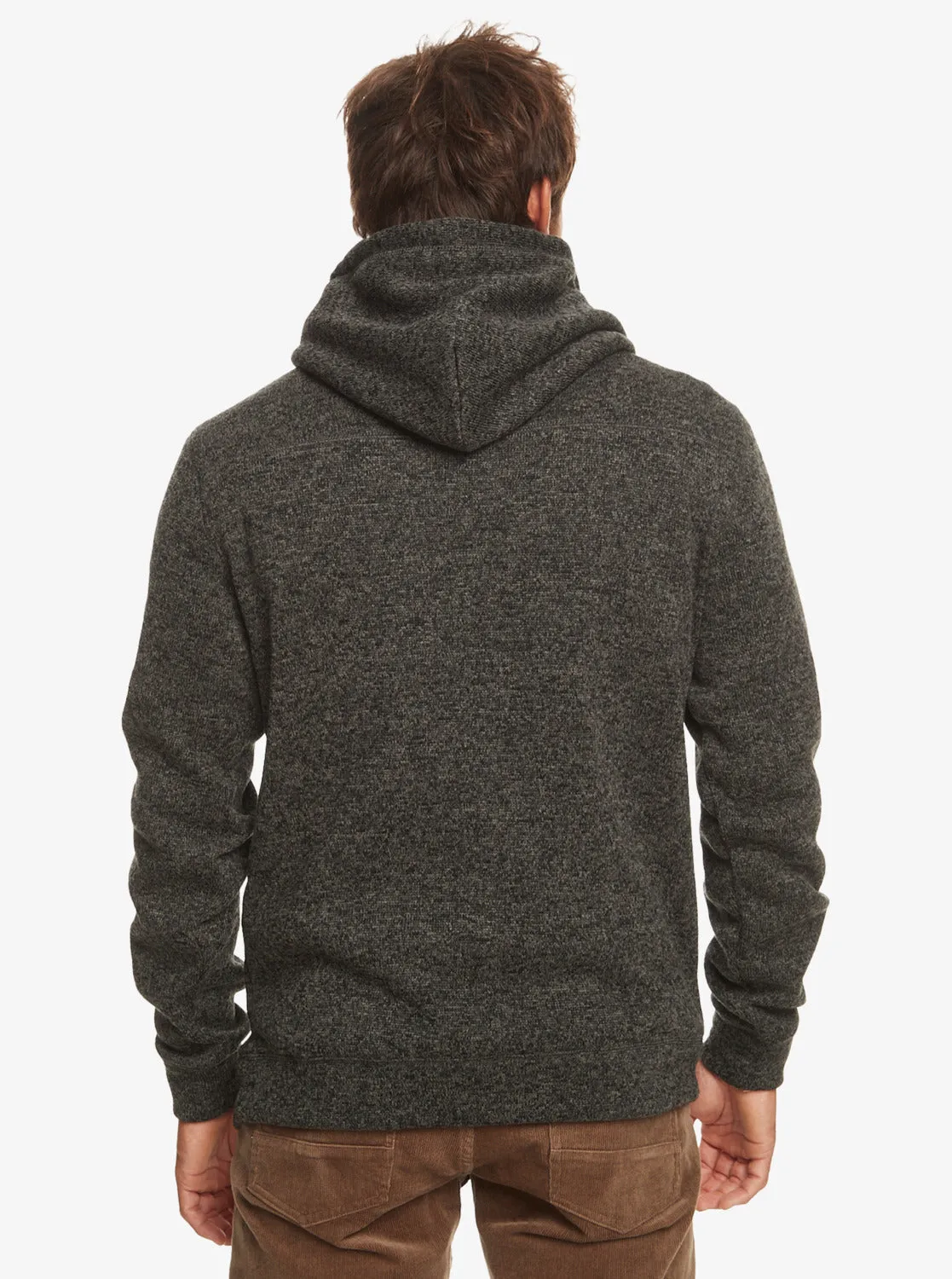 Quiksilver Keller Hooded Sweatshirt-Dark Grey Heather