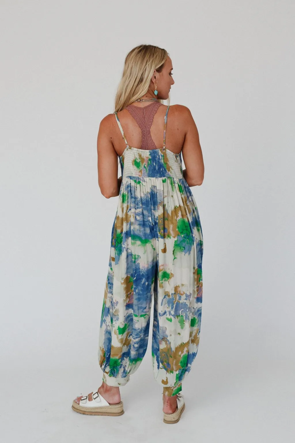 Radiant Dusk Jumpsuit - Blue