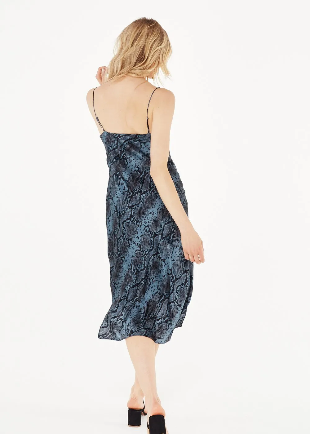 RAVEN BLUE SNAKE DRESS