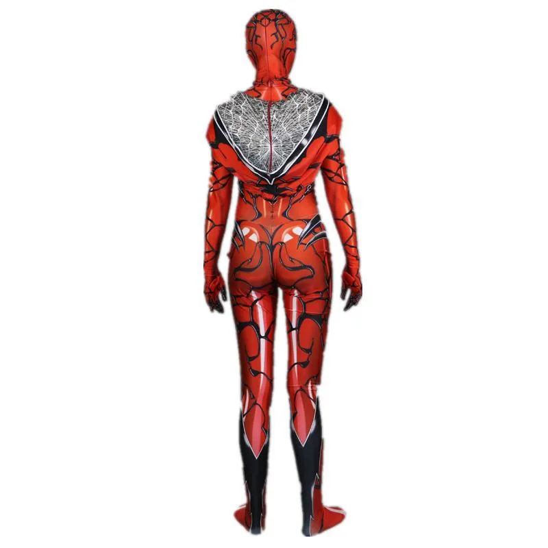 RED CARNAGE Venom Spider Cosplay Costume for Women