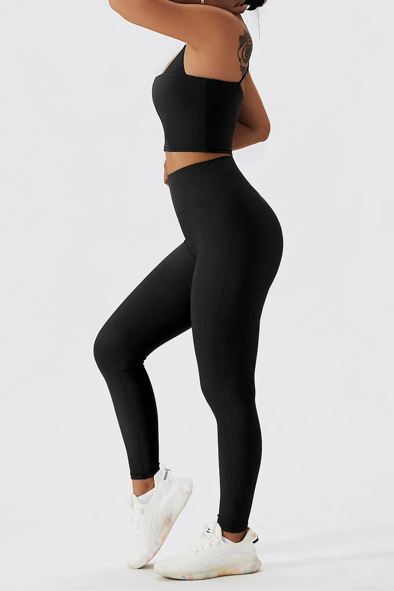 Ribbed Butt-Sculpting Leggings