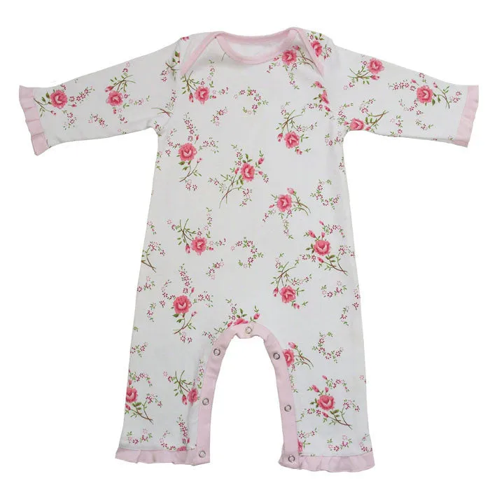 Rose Floral Cotton Jumpsuit