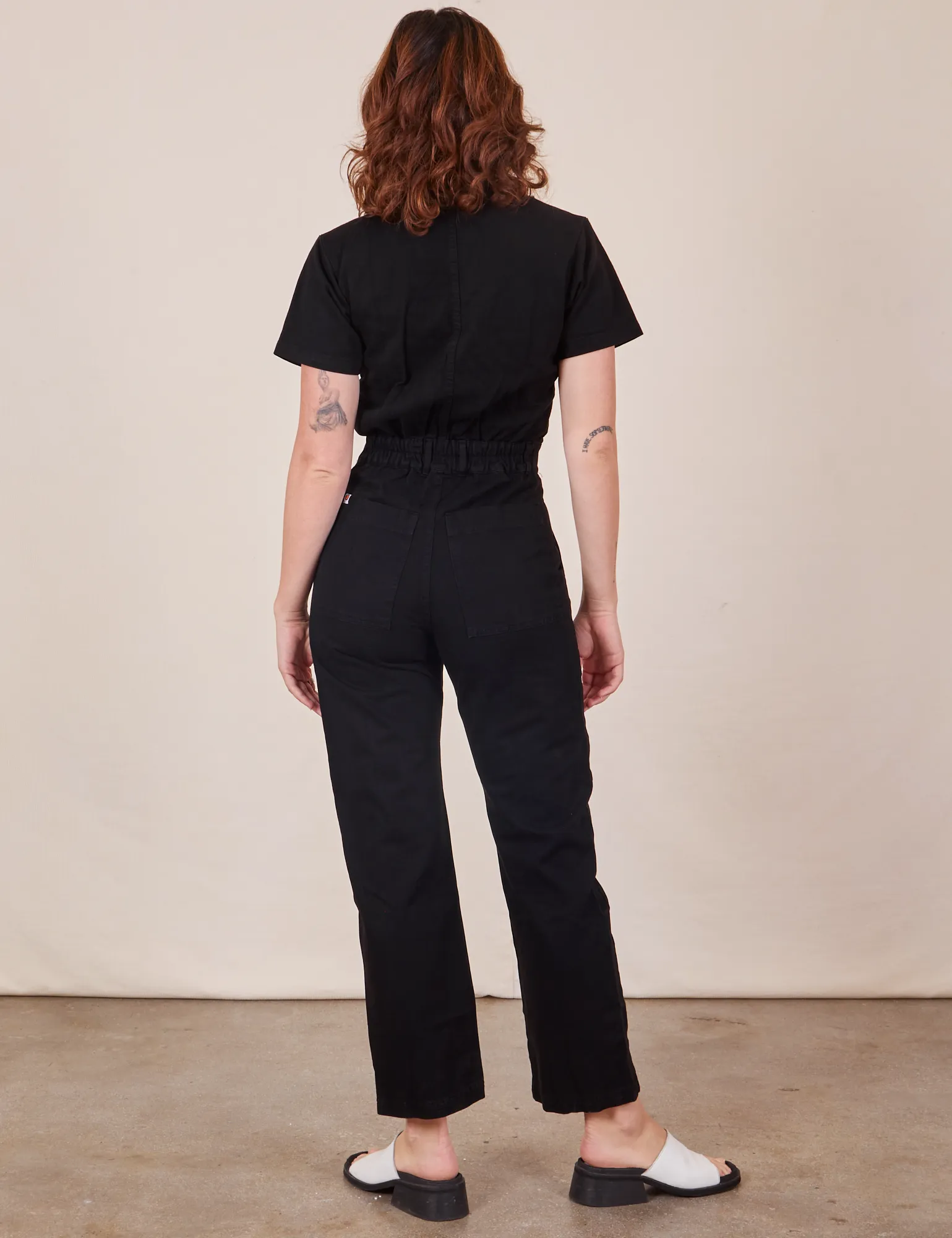 Short Sleeve Jumpsuit - Basic Black