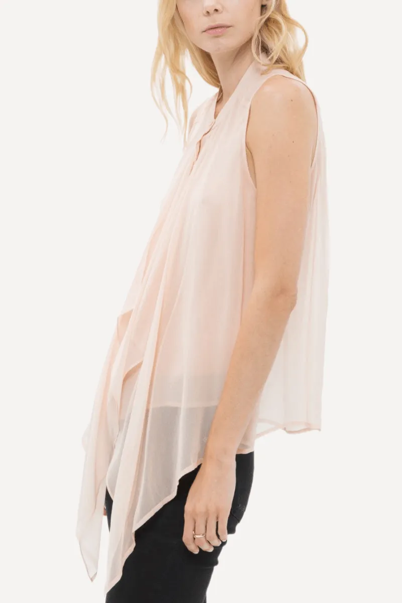 Silk Drape Blouse