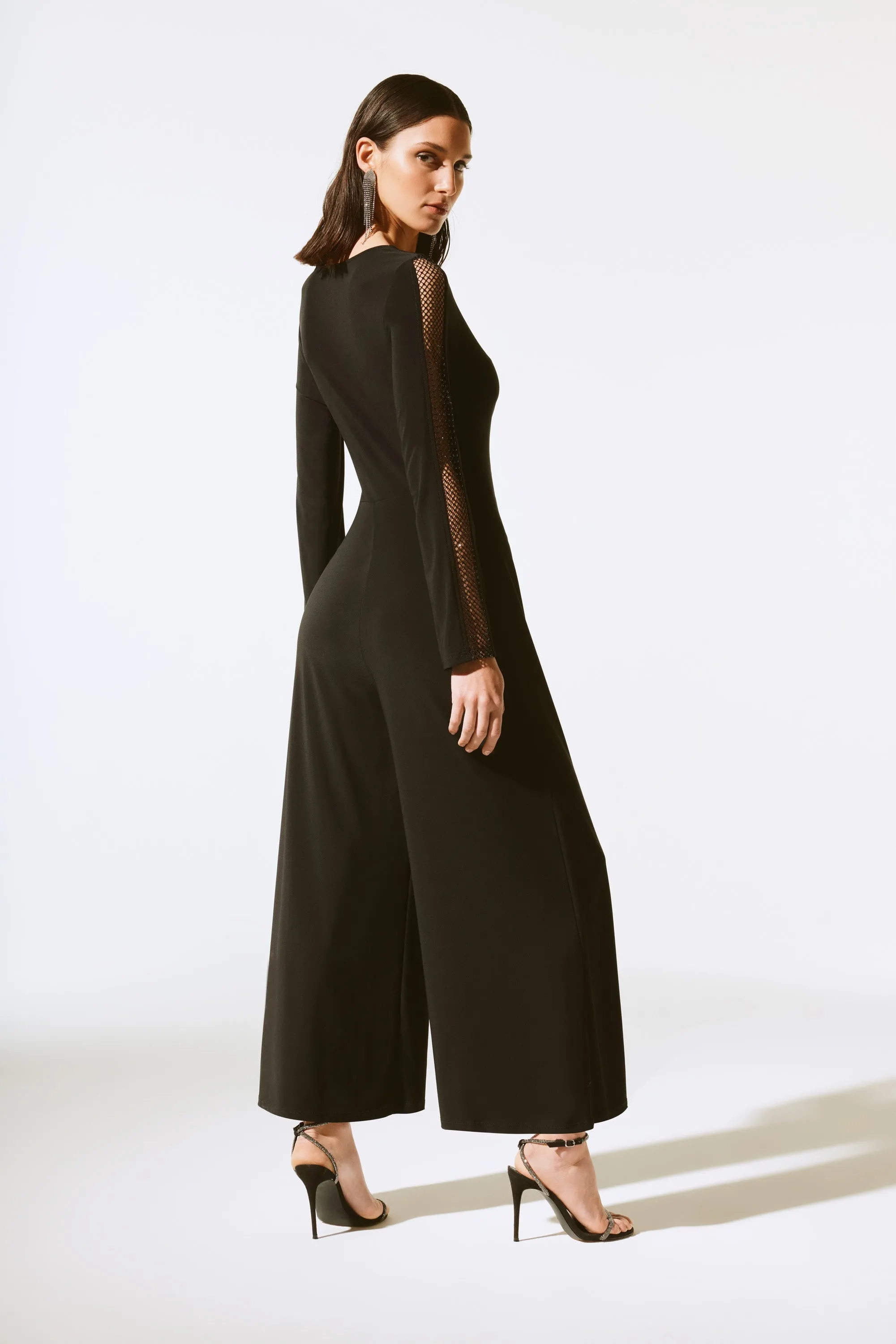 Silky Knit Culotte Jumpsuit