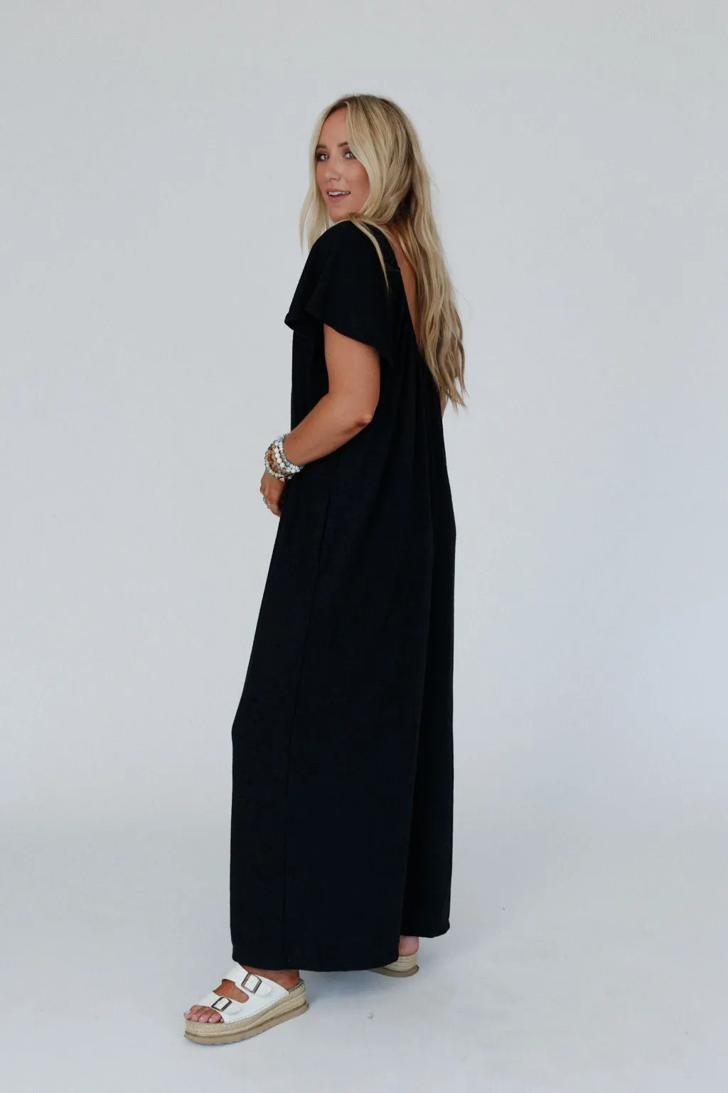 The Nest Calista Jumpsuit - Black