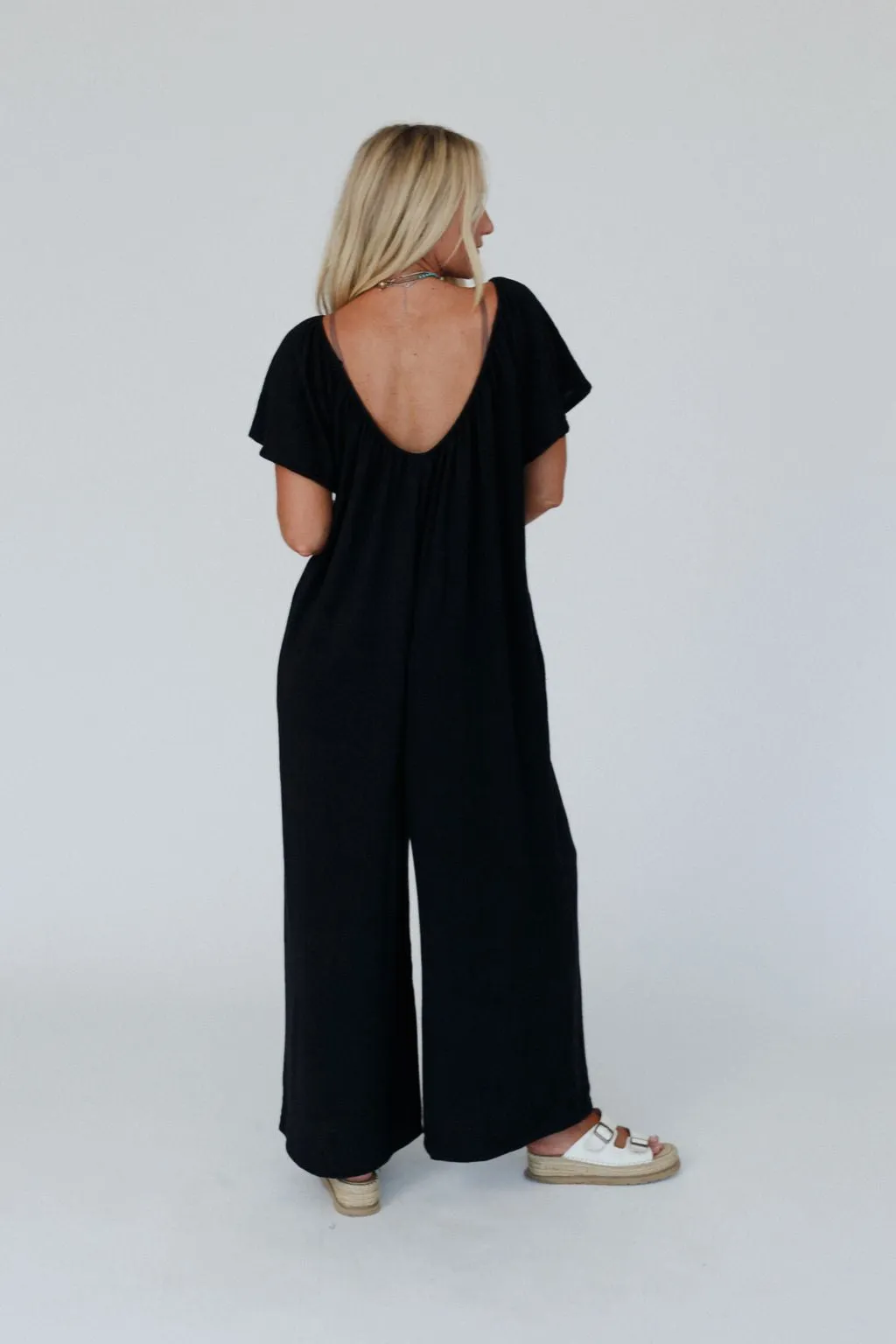 The Nest Calista Jumpsuit - Black