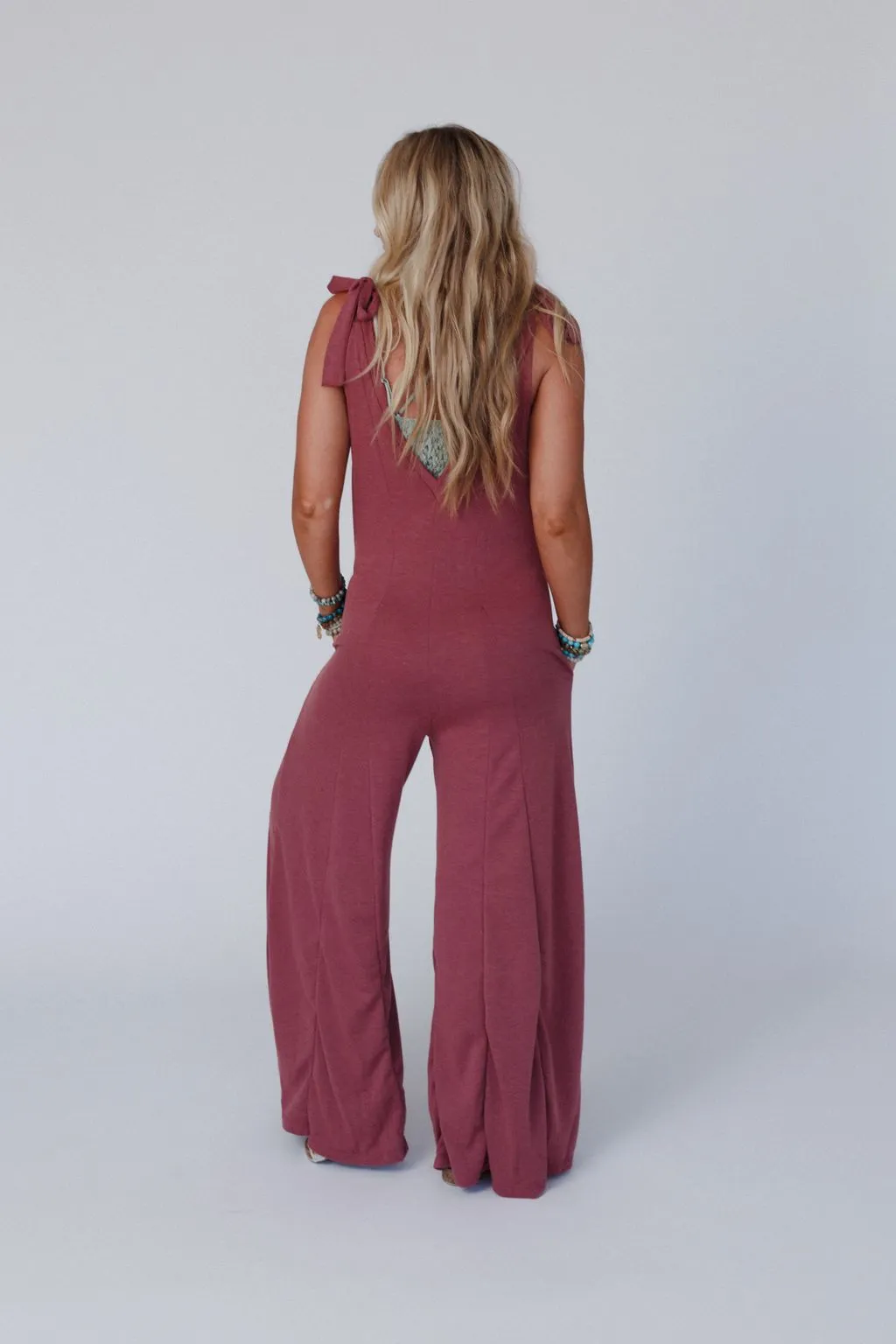 The Nest Essential Serene Jumpsuit - Marsala