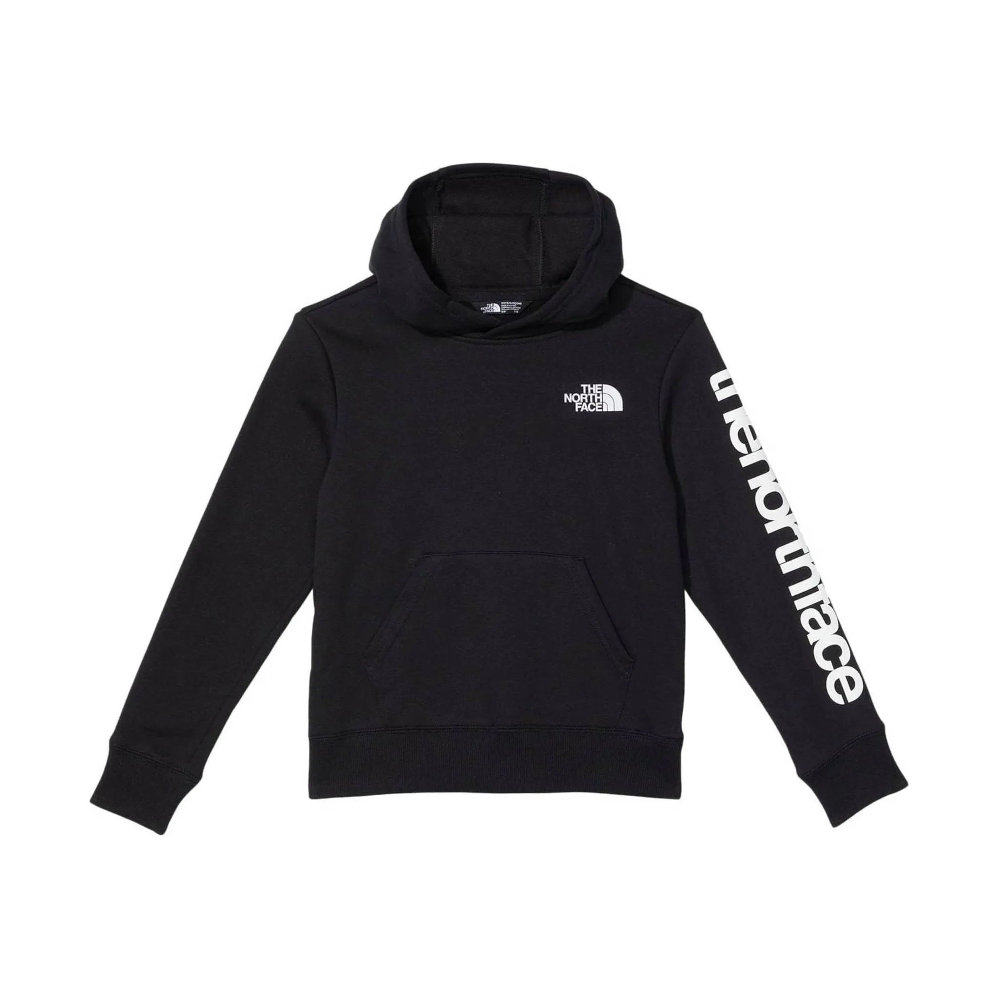 The North Face Kids' Camp Fleece Pullover Hoodie - Black/White