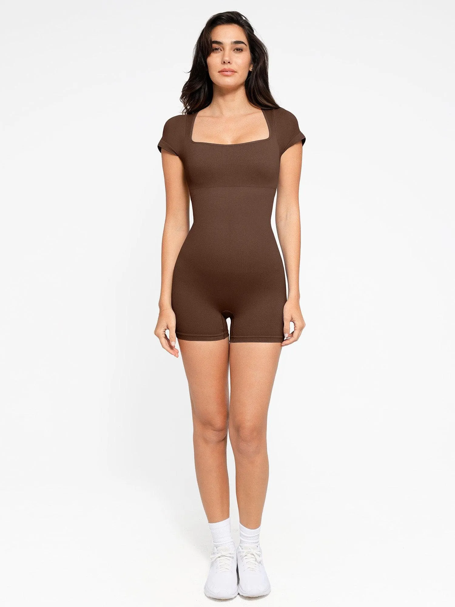 The Shapewear Romper Seamless Ribbed Sport For Insiders