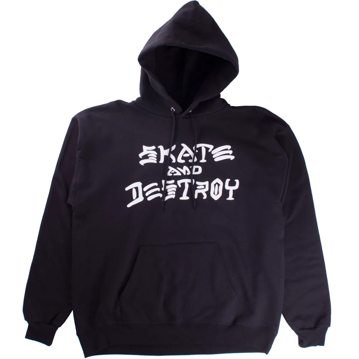 Thrasher Skate And Destroy Hoodie - Black