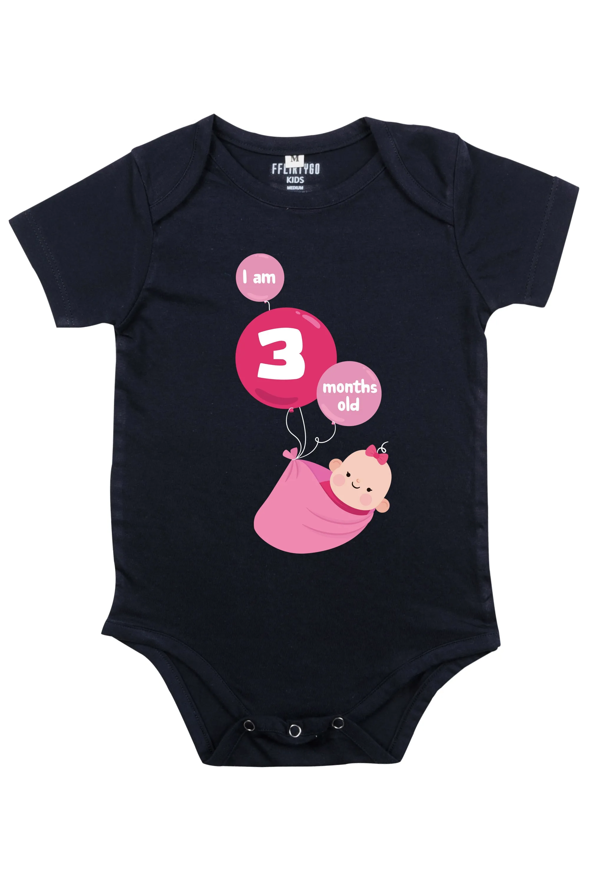 Three Months Milestone Romper Baby Romper | Onesies