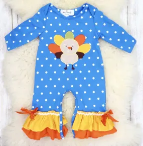 Turkey Ruffle Romper