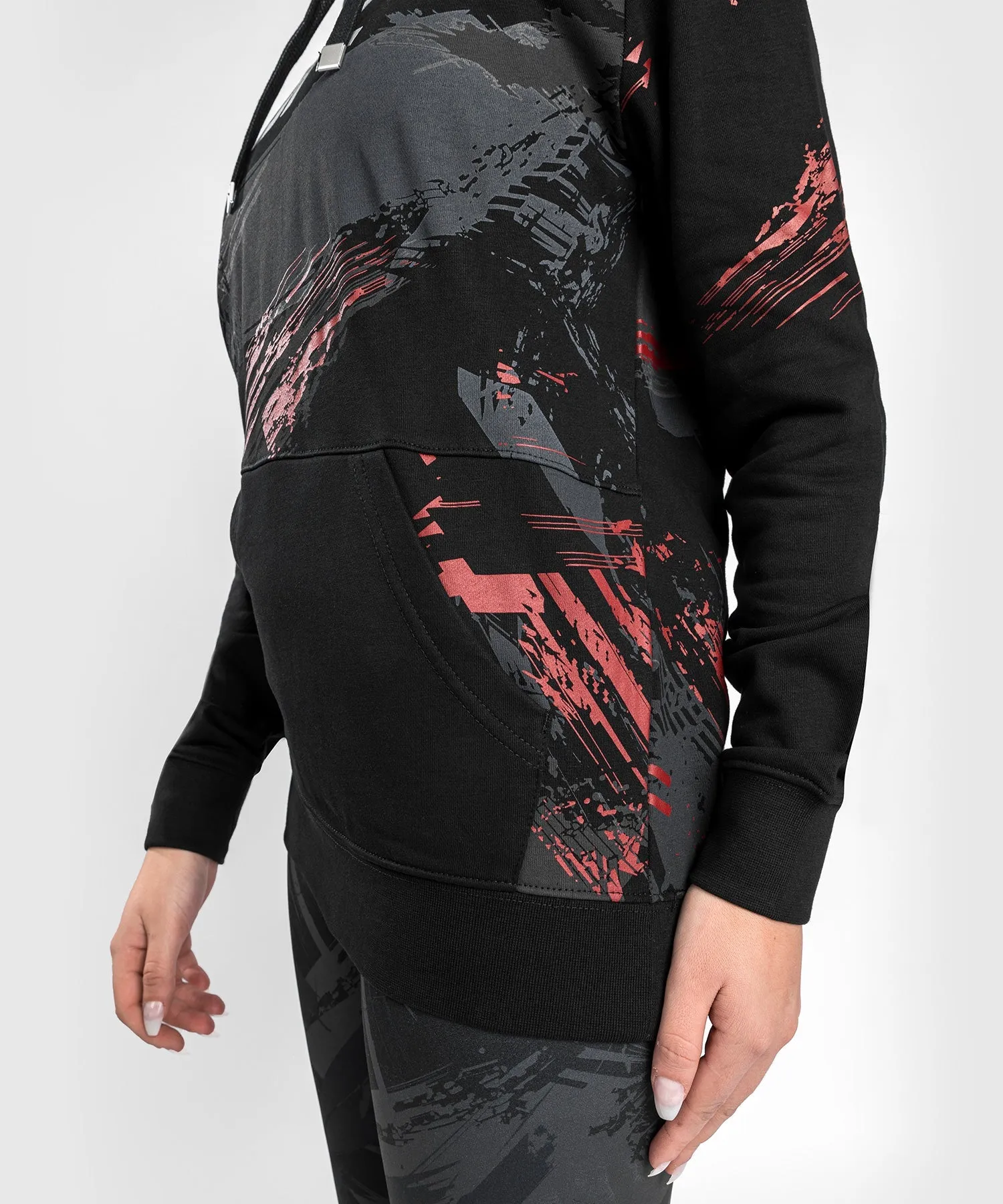 UFC Venum Authentic Fight Week Women’s 2.0 Pullover Hoodie - Black/Red