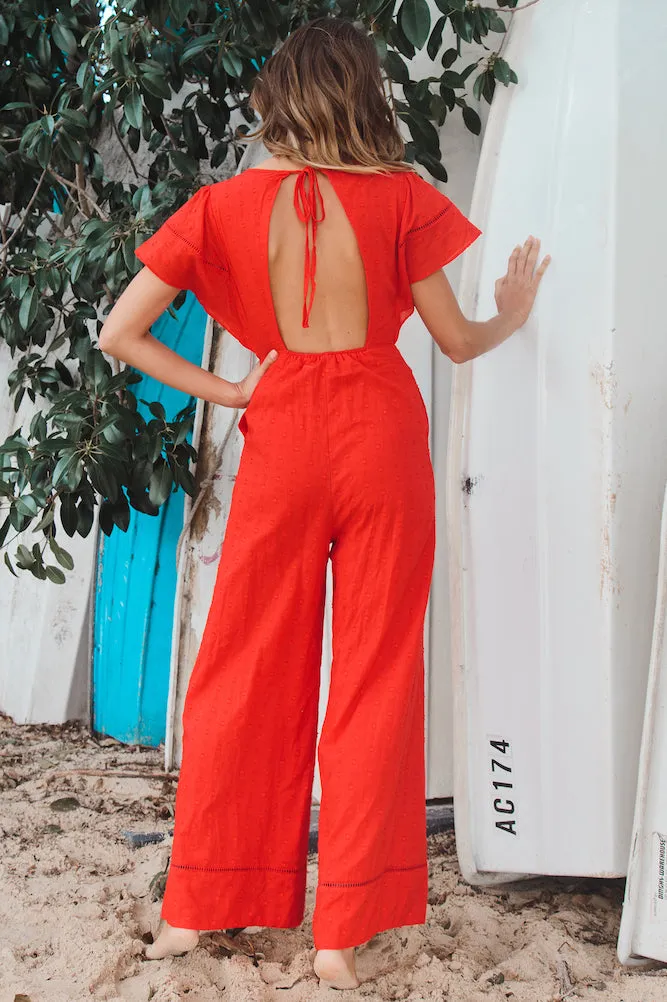 Utopia Jumpsuit Red