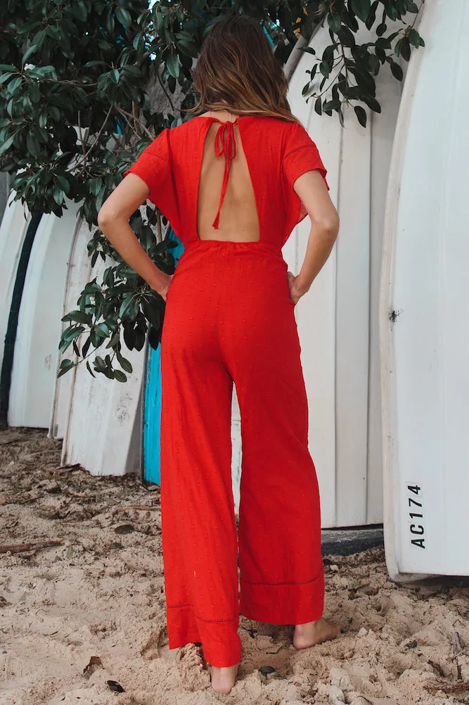 Utopia Jumpsuit Red