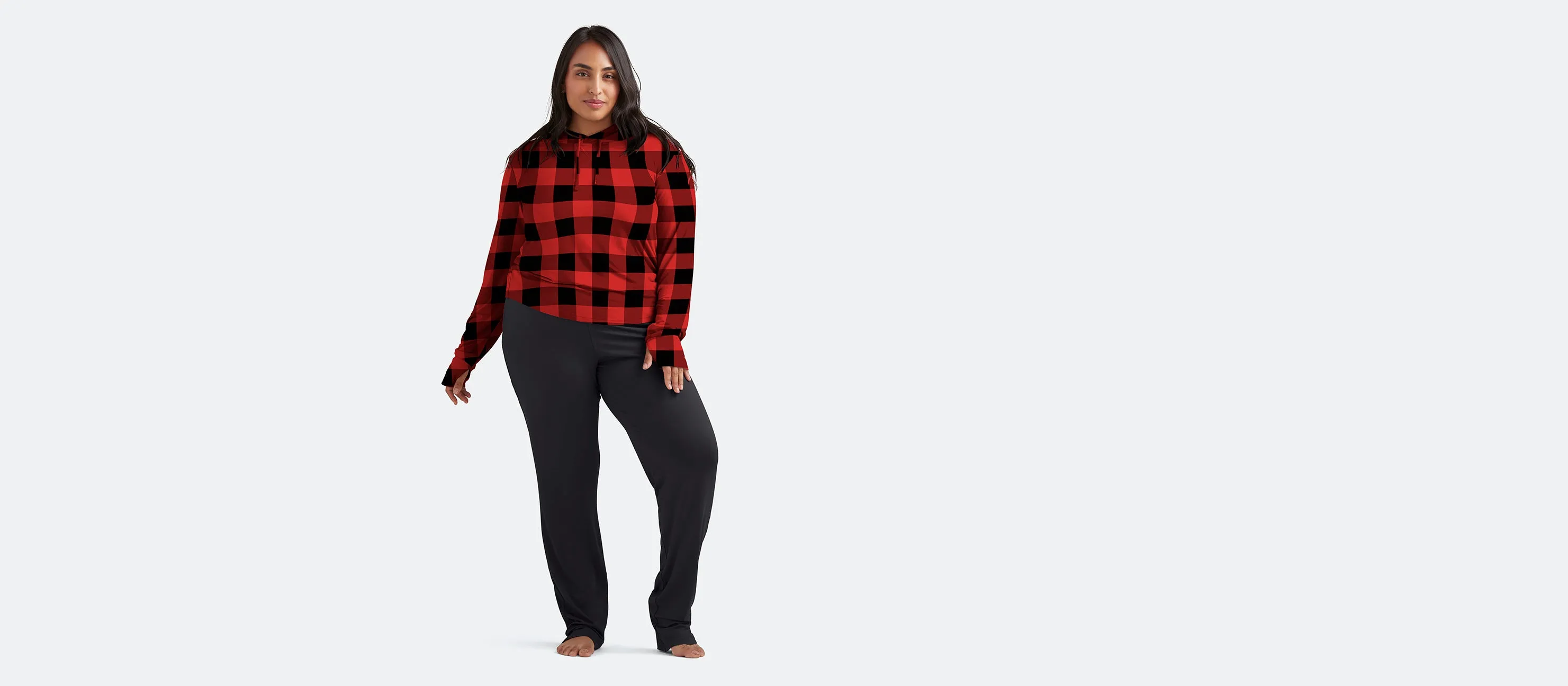 Women's Pullover Hoodie | Buffalo Check