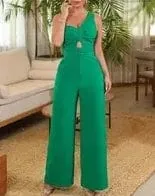 Women's Solid Color Suspenders Sleeveless Wide Leg Straight Pants Jumpsuit