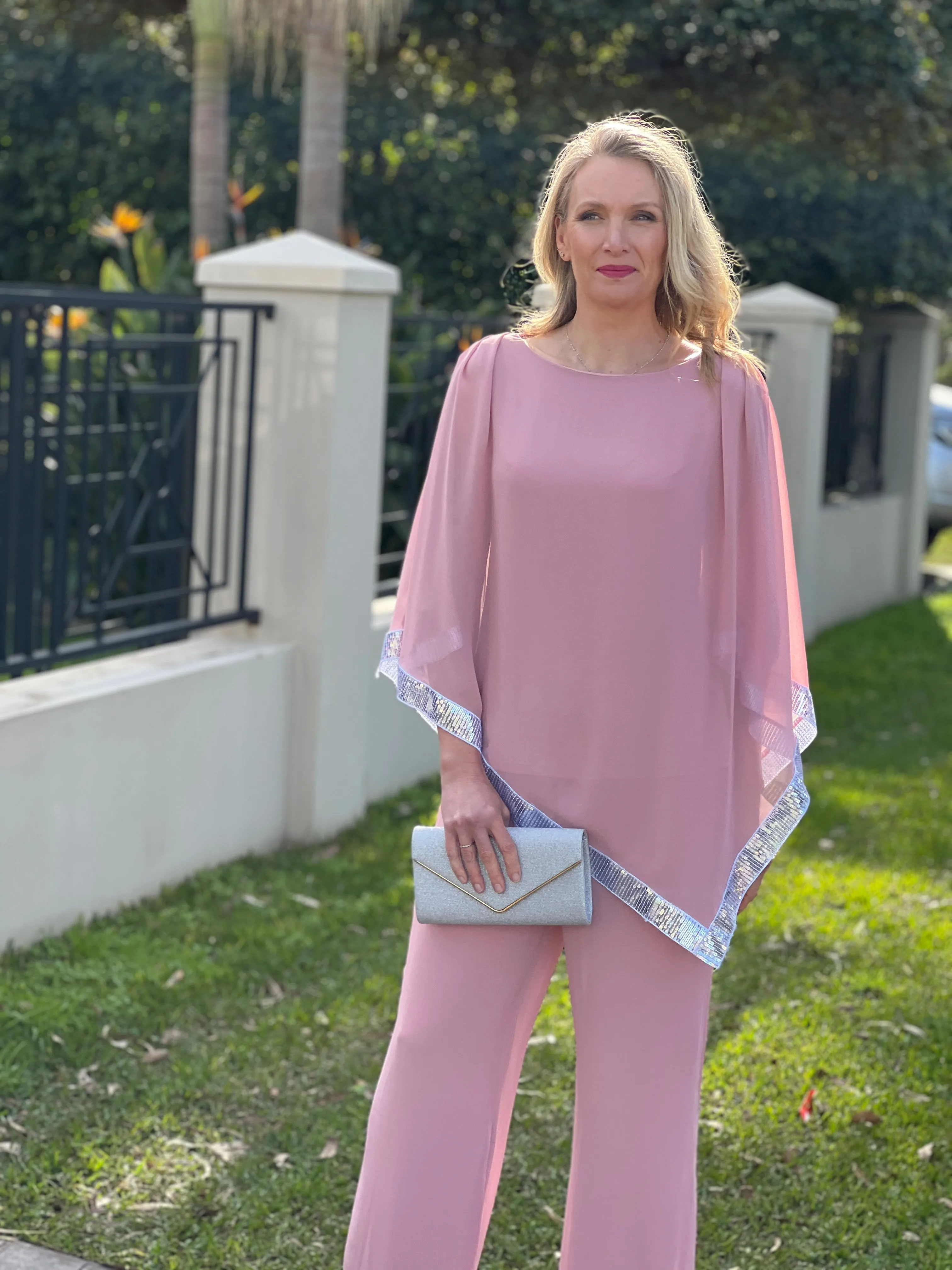 Zoe Blush Evening Top